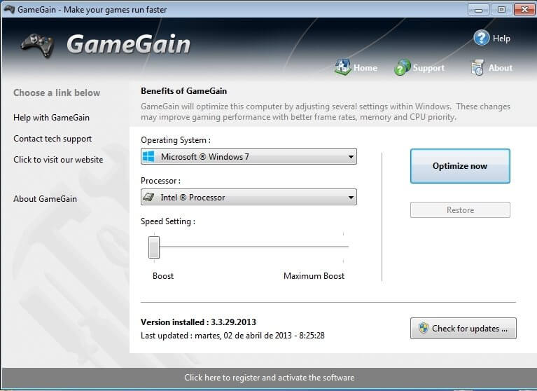 PGWARE GameGain Key